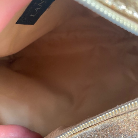 Lancôme Gold Glitter Cosmetic Makeup Bag - Picture 8 of 8